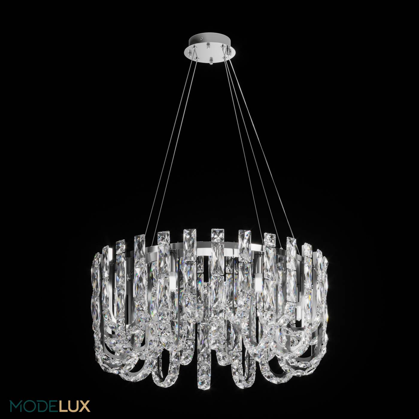 ML.6621.14 CR Подвесная люстра ML Modelux ML.6621.14 CR