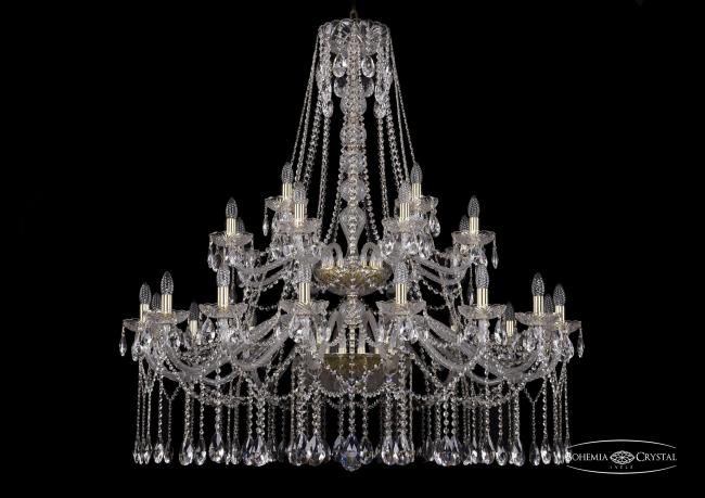 Подвесная хрустальная люстра 1413 Bohemia 1413/16+8+4/460/2d G