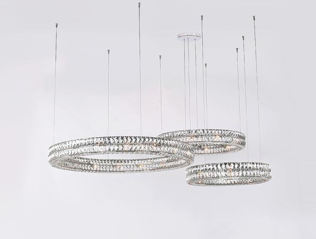 Потолочная чашка Newport Elizabeth 2 Потолочная чашка 8550 D15 3 горизон.кольца chrome