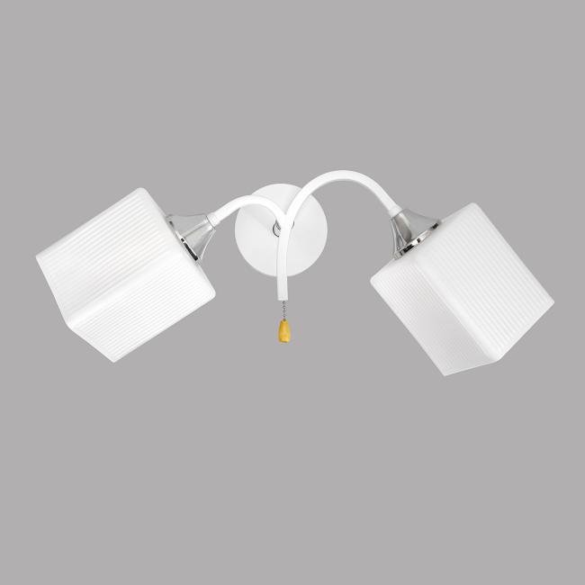 MD.6193-2-W-WH+CH Настенное бра IMEX MD.6193-2-W-WH+CH