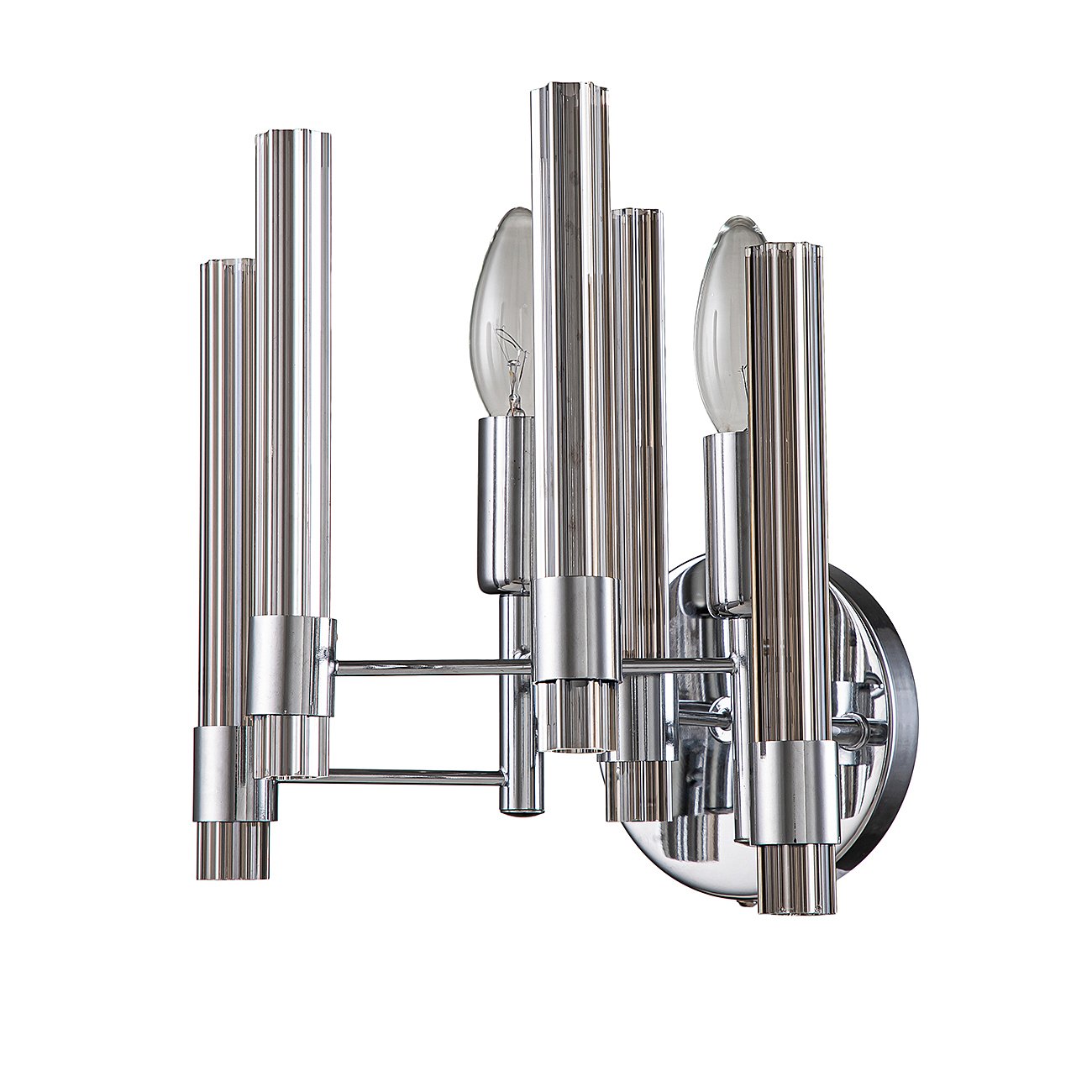 V000459 Настенное бра Indigo Favara V000459 11040/2W Chrome