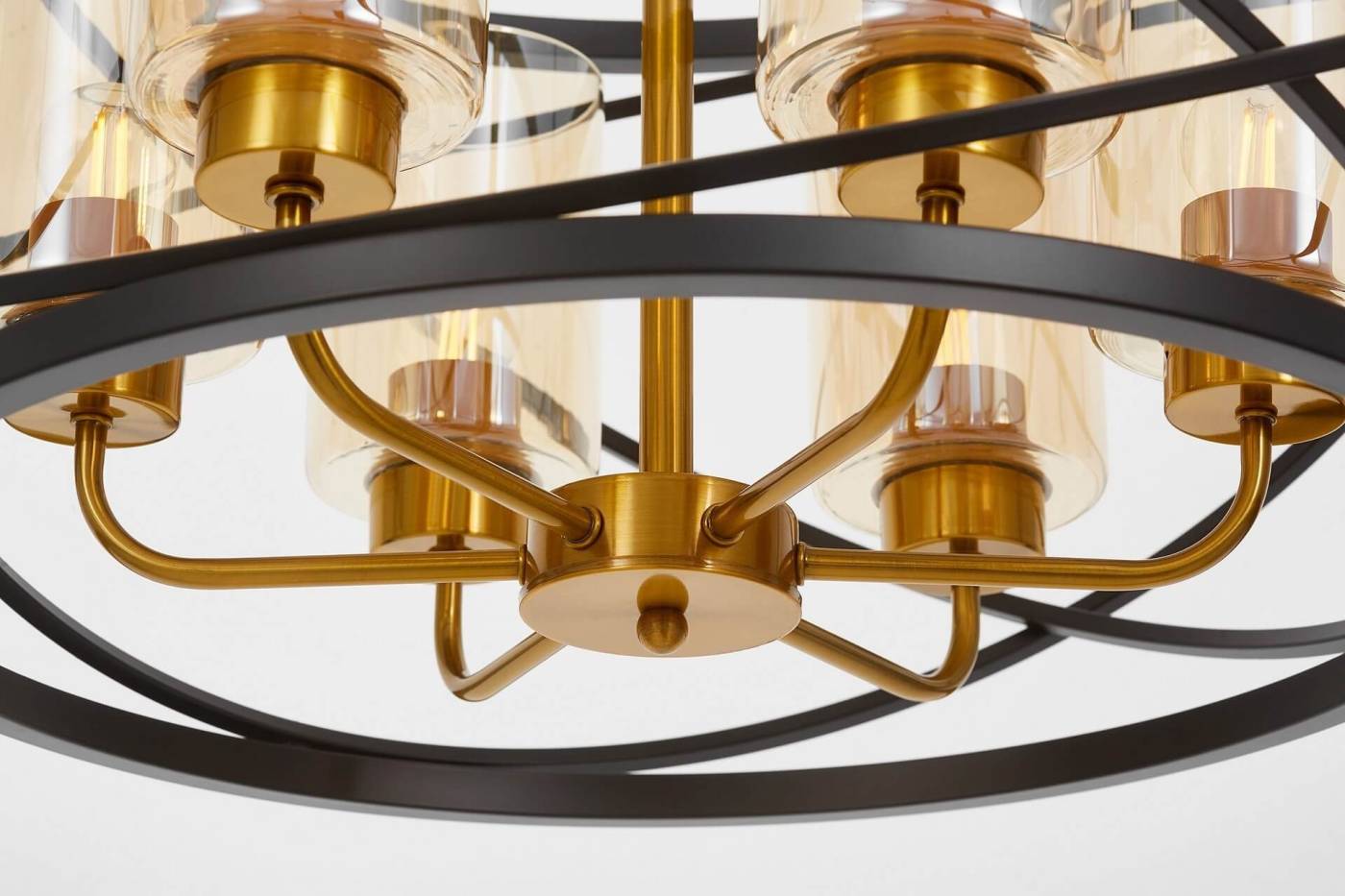 Подвесная люстра Lumina Deco LDP 8004-6 BK+MD