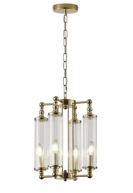 TOMAS SP4 BRASS Подвесная люстра Crystal Lux Tomas TOMAS SP4 BRASS