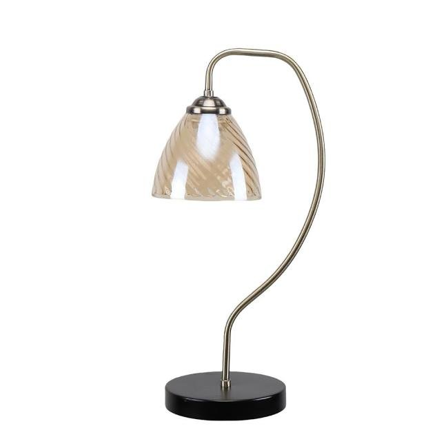 13115/1T AB+MBK BR Настольная лампа ЭкономСвет 13115 13115/1T AB+MBK BR