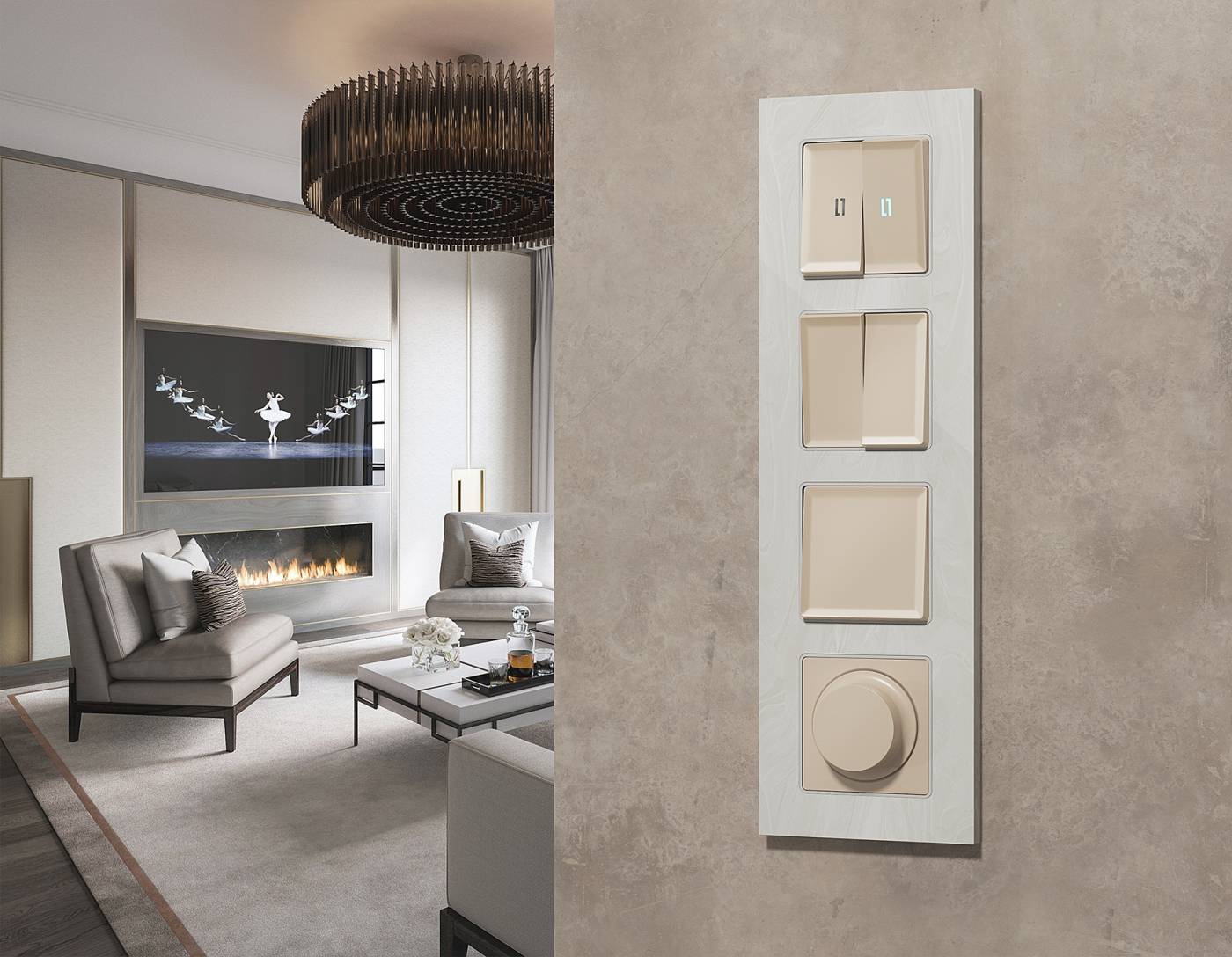 Выключатель Ambrella Volt ALFA MA323030