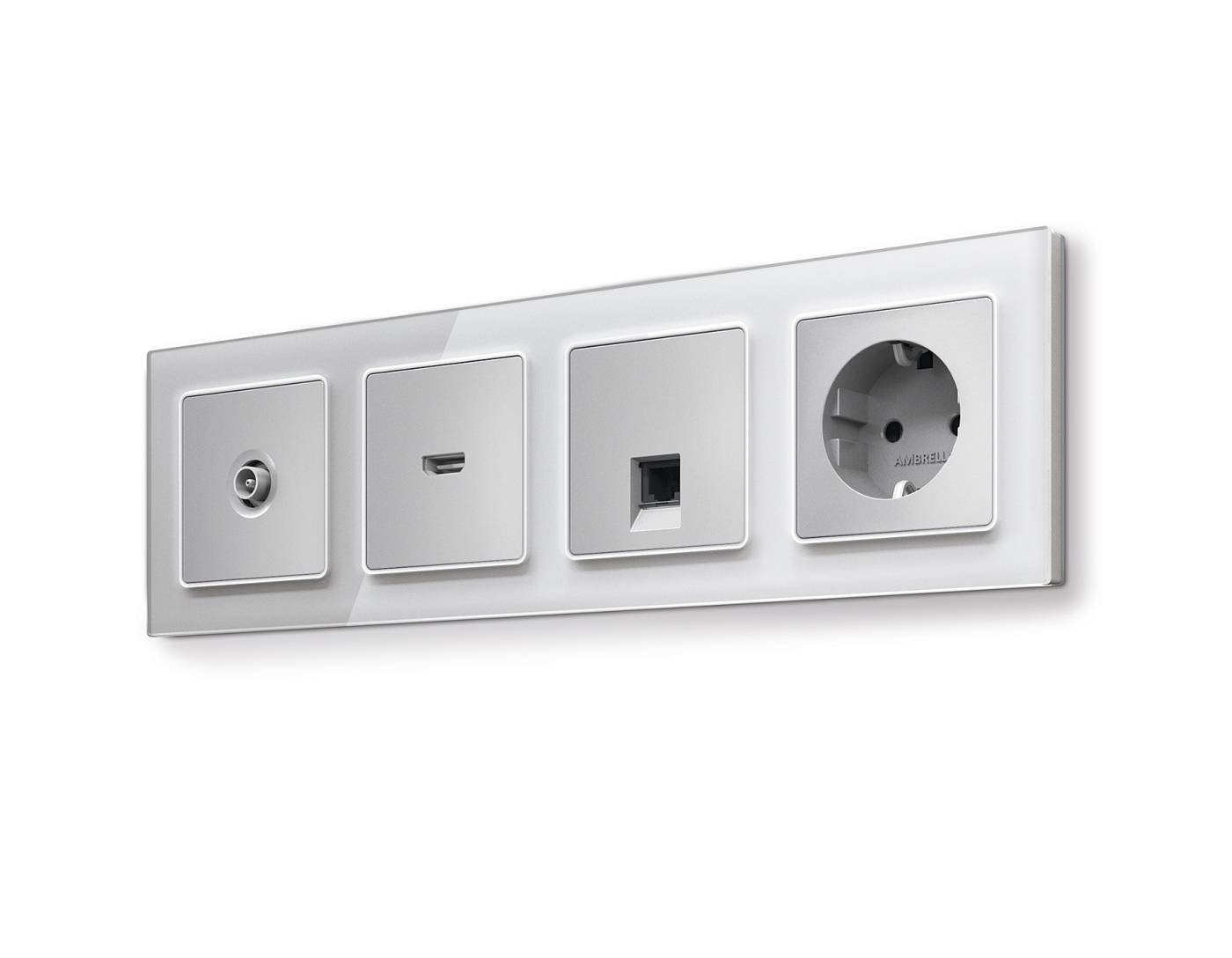 Рамка Ambrella Volt Platos Стекло органическое AF330404