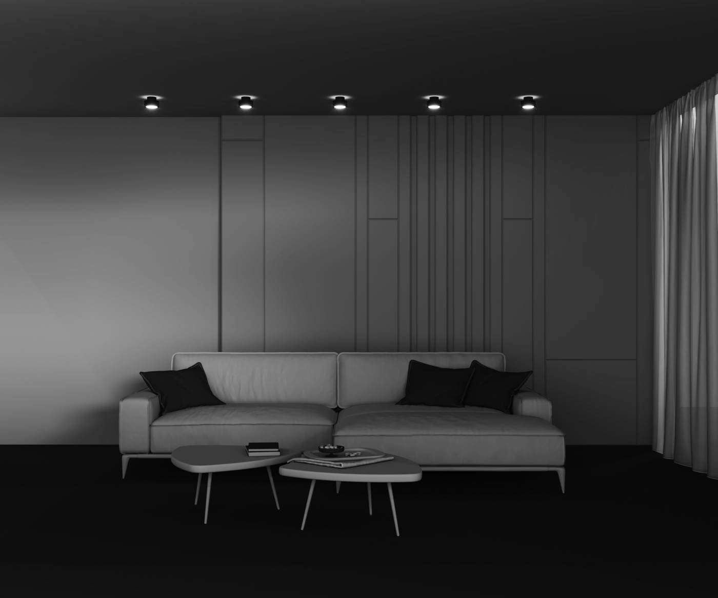 Накладной светильник Maytoni Space C092CL-GX53-B