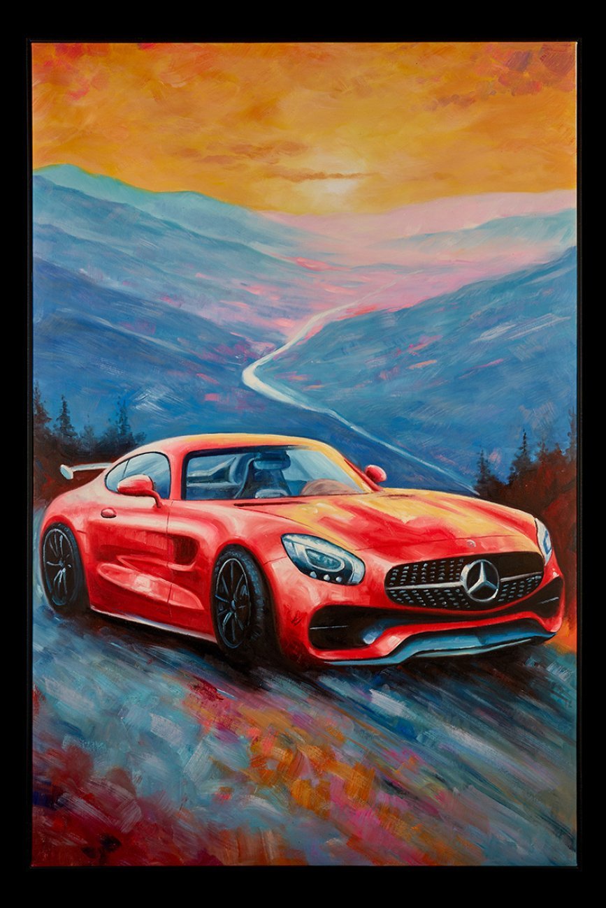 TD139 Картина настенная Teona Decor Mercedes-Benz TD139