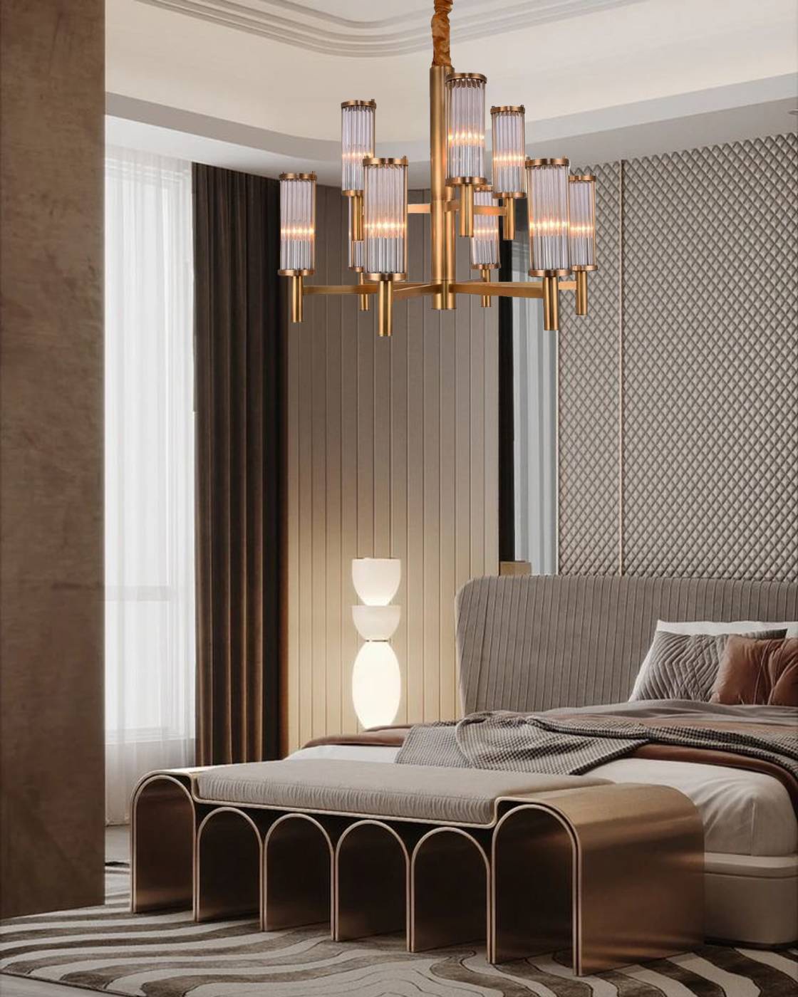 Подвесная люстра Milosh tendence Madison 0880СL-9AB