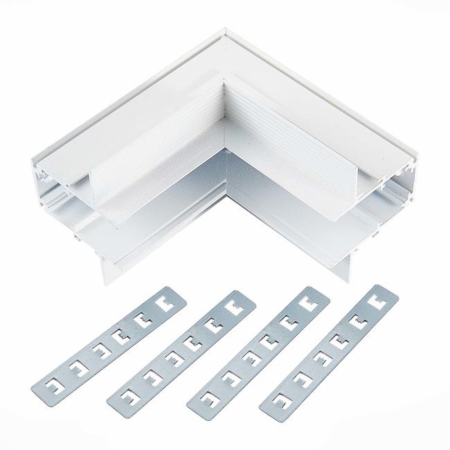 ST007.549.12 Внутренний угол-соединитель для встраиваемого магнитного шинопровода под ГКЛ 12мм ST Luce Skyline 48 ST007.549.12