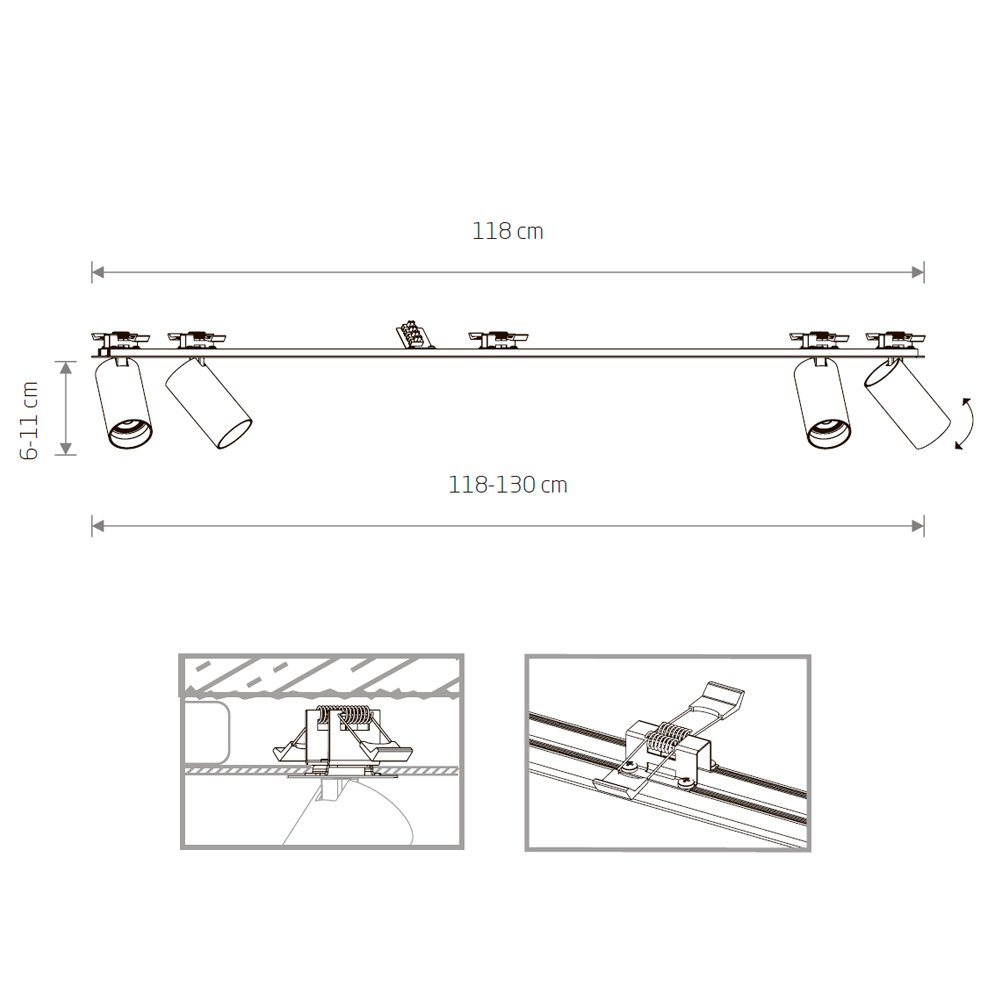 Встраиваемый светильник Nowodvorski Mono Surface 7686