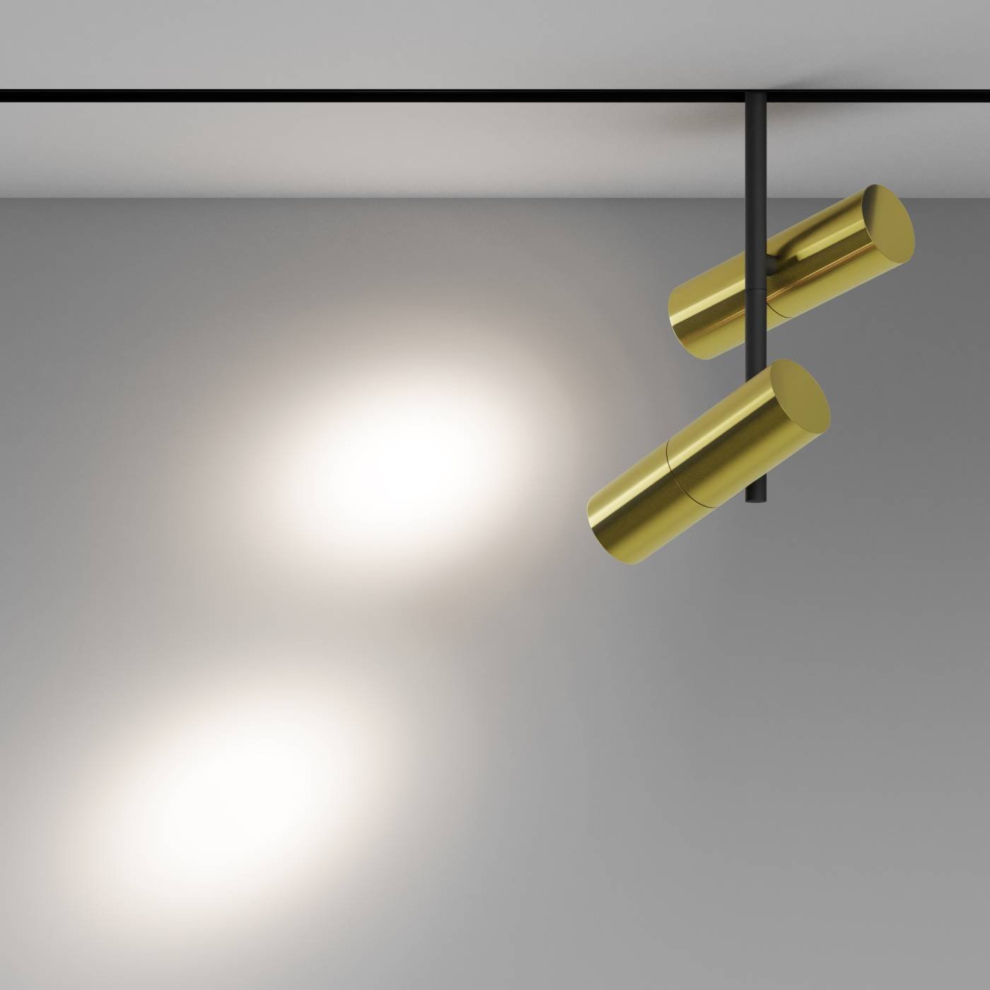 TR005-2-2X12W4K-BBS Трековый светильник Maytoni Elti Duo Exility TR005-2-2X12W4K-BBS