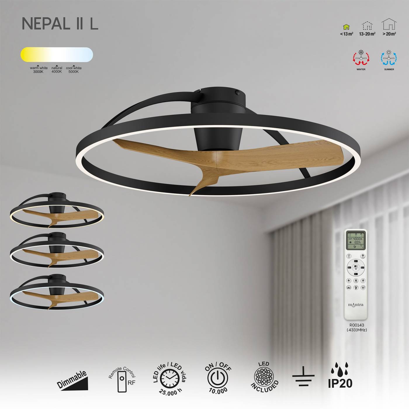 9487 Потолочная люстра NEPAL Mantra 9487