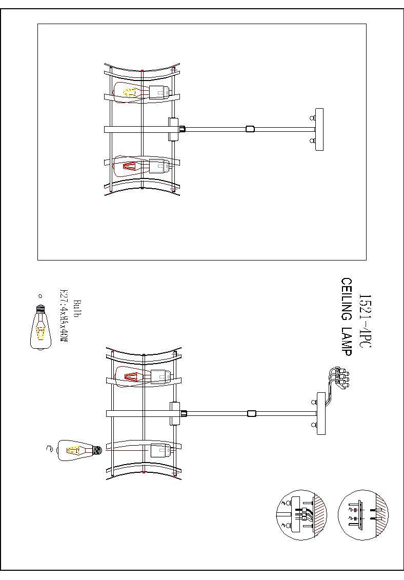 1521-4PC Люстра на штанге Favourite Werk 1521-4PC