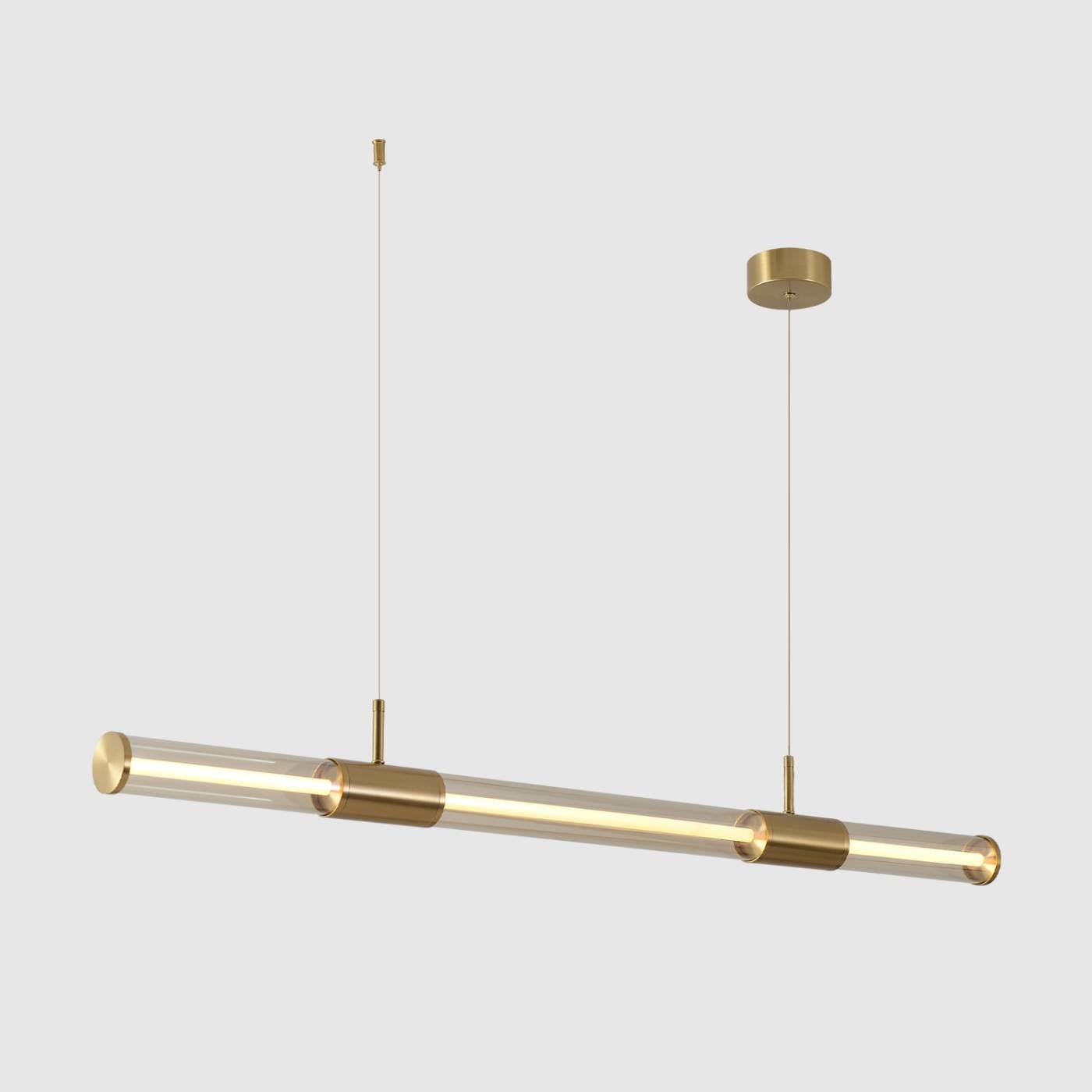 Светильник подвесной Crystal Lux Lineup LINEUP SP24W LED BRASS
