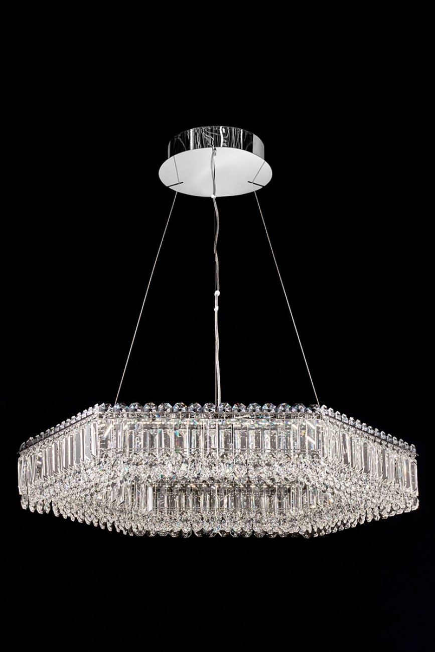 LE3004/600 CH Подвесная люстра LEON Justine LE3004/600 CH