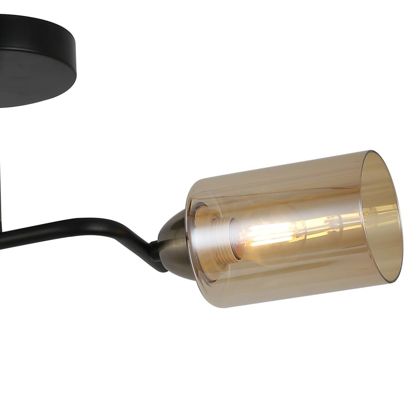 Потолочная люстра ILLUMICO IL8148-2COU-79 BK BR Bice