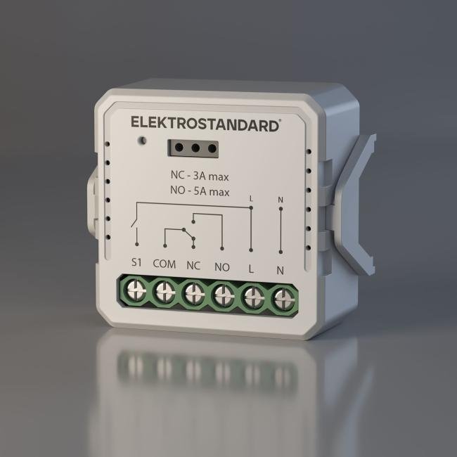 Wi-Fi реле Elektrostandard 76010/00 реле Умный дом с независимым контактом