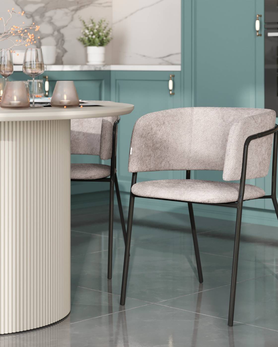 AV 486-L80-9005 Обеденный стул Stool Group Нэлли AV 486-L80-9005