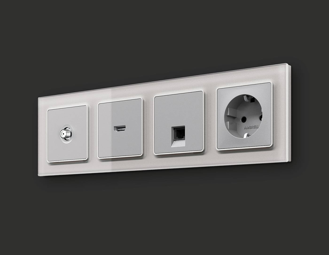 Розетка Ambrella Volt ALFA MA413050