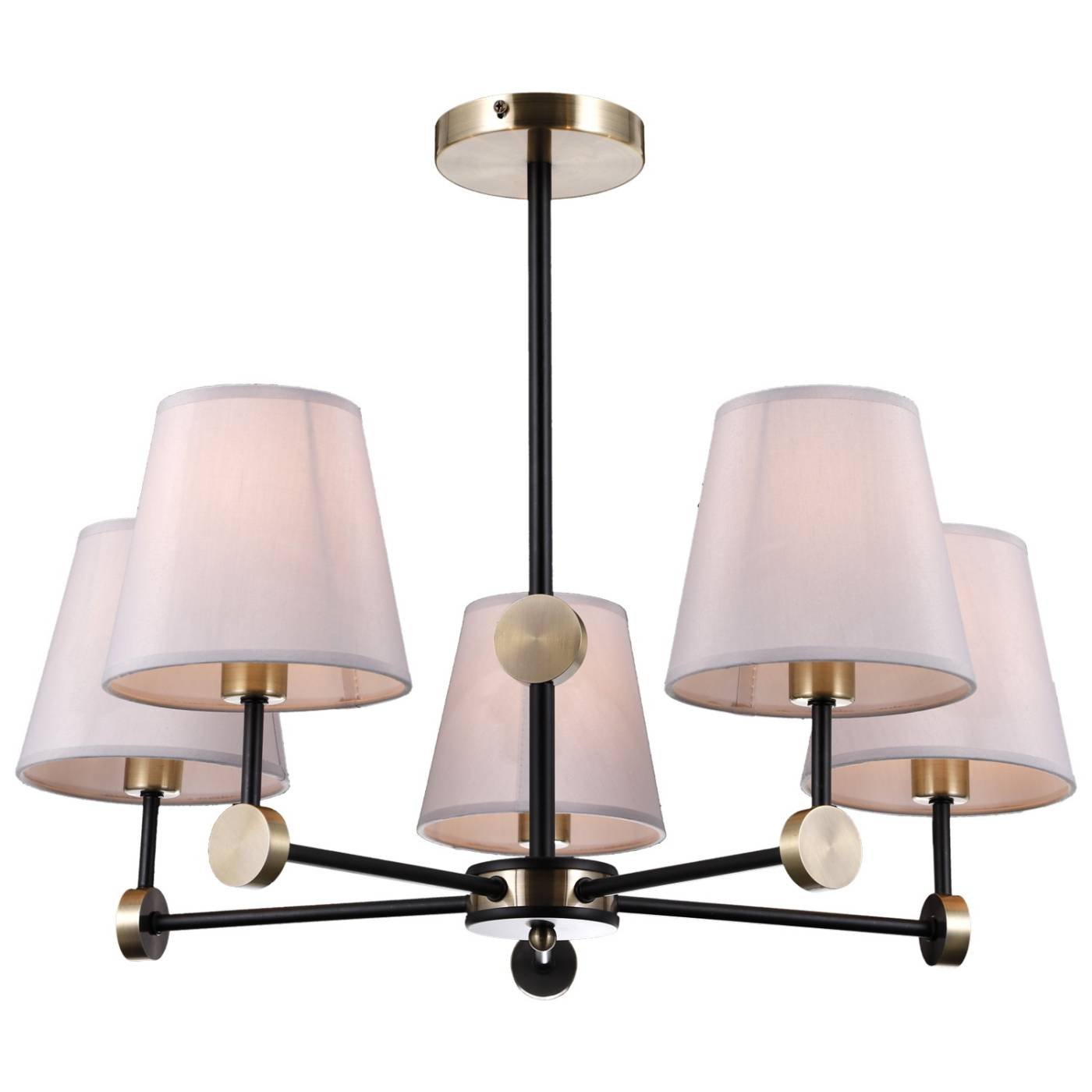 Потолочная люстра ILLUMICO IL0394-5CSQ-24 BK AB CASTOR
