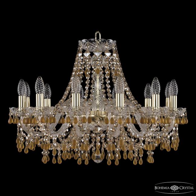 Подвесная хрустальная люстра 1410 Bohemia 1410/12/240 G V1003 R721