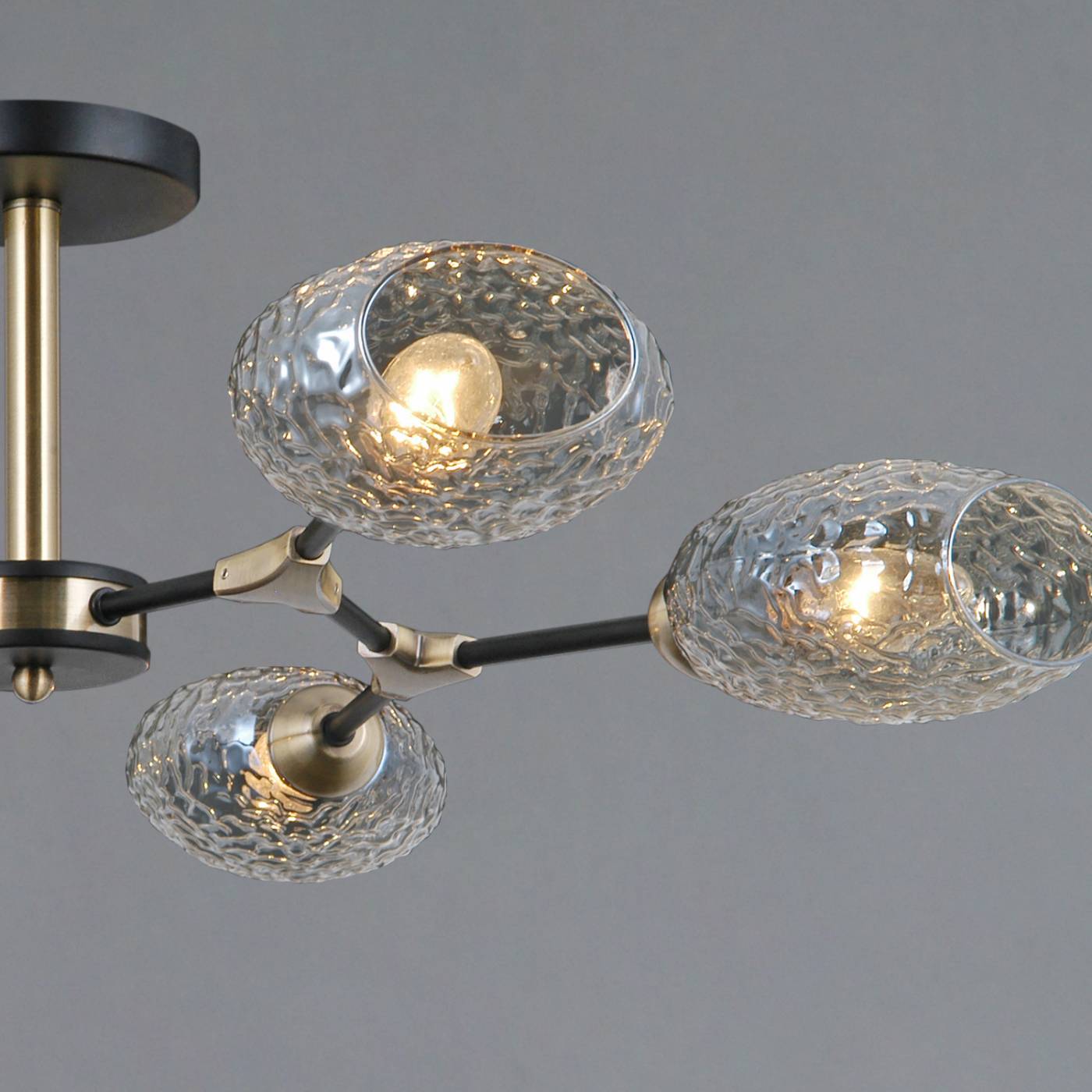 Потолочная люстра ILLUMICO IL0272-6CSQ-25 BK AB TRENTO