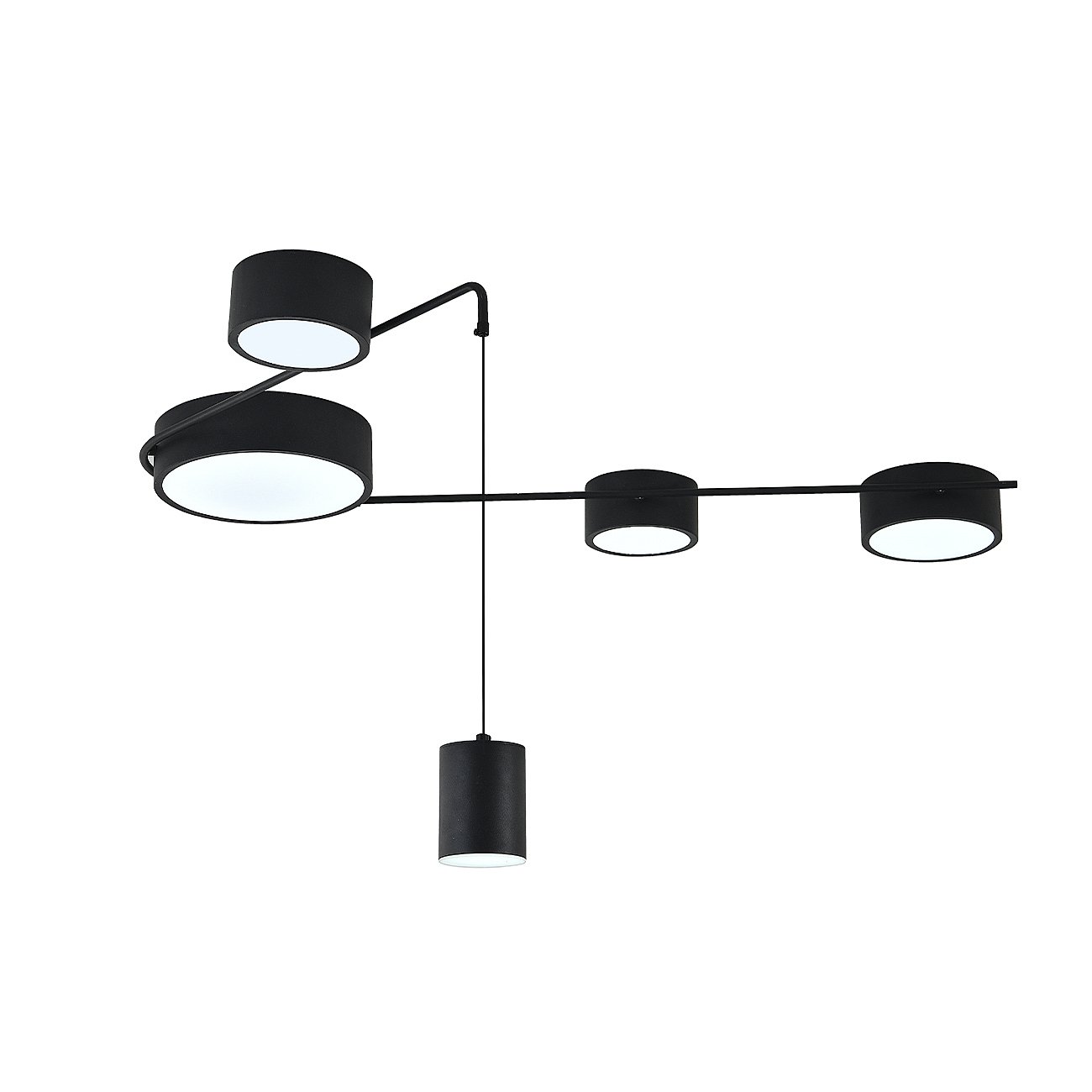 V000161L Светильник подвесной Indigo Modulo V000161L 14028/5С Black