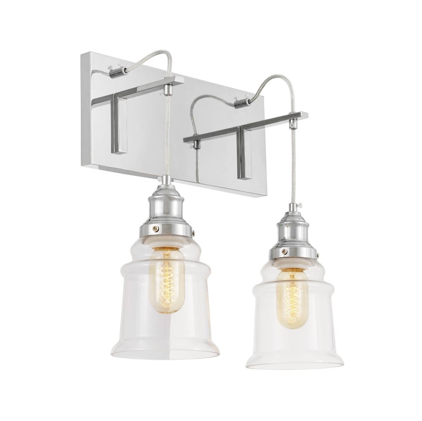 Настенное бра Lumina Deco Moletti LDW 6844-2 CHR+PR