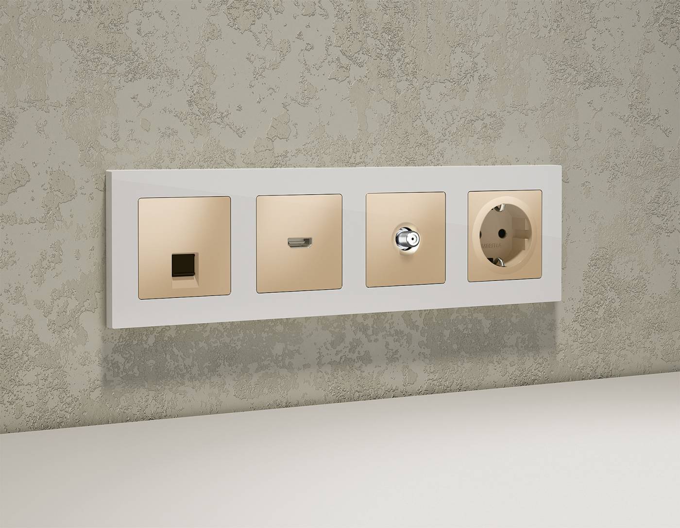 Розетка Ambrella Volt ALFA MA613050