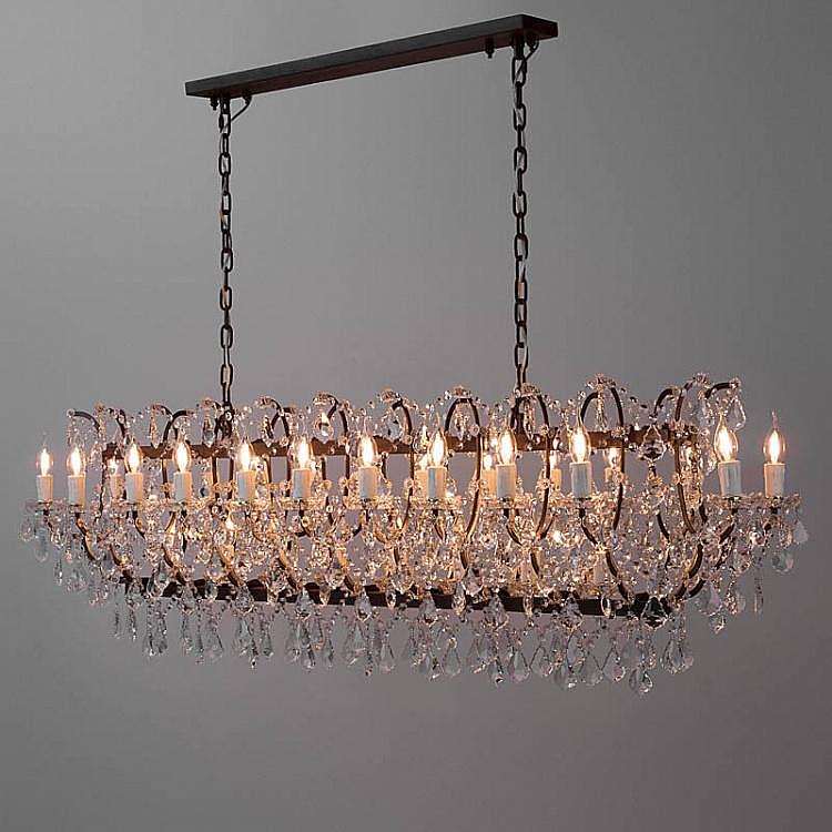Подвесная хрустальная люстра Rococo L'Arte Luce Luxury L27903