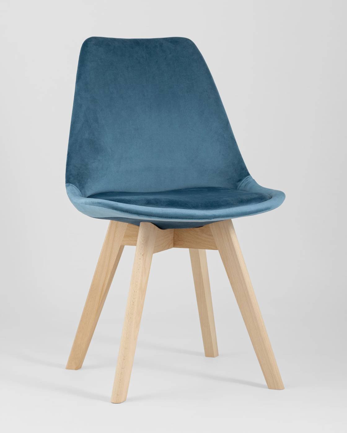 Y863 velvet dark blue X4 Комплект стульев Stool Group Frankfurt Y863 velvet dark blue X4
