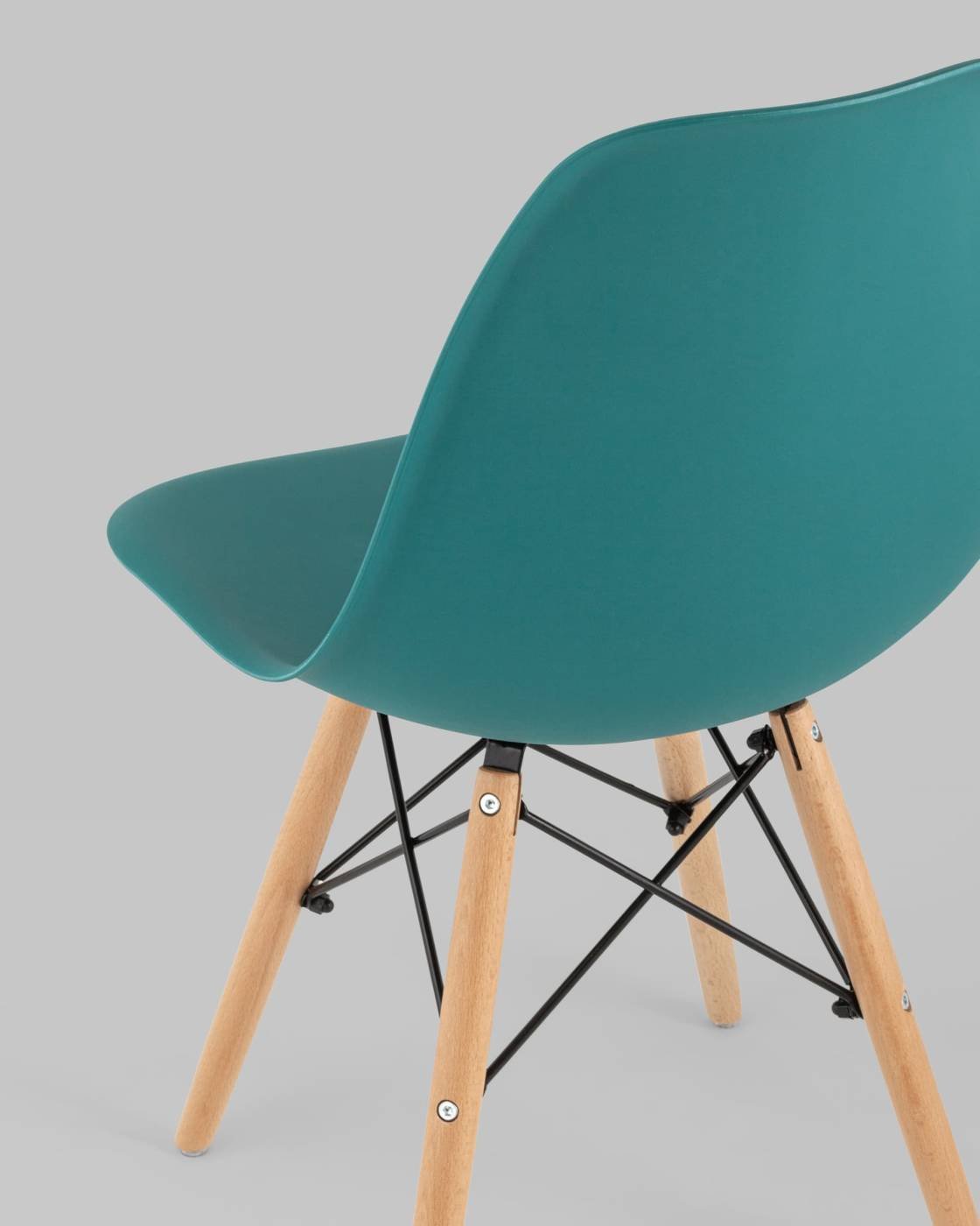 Y801-V SEAT dark green x4 Комплект стульев Stool Group Style DSW Y801-V SEAT dark green x4