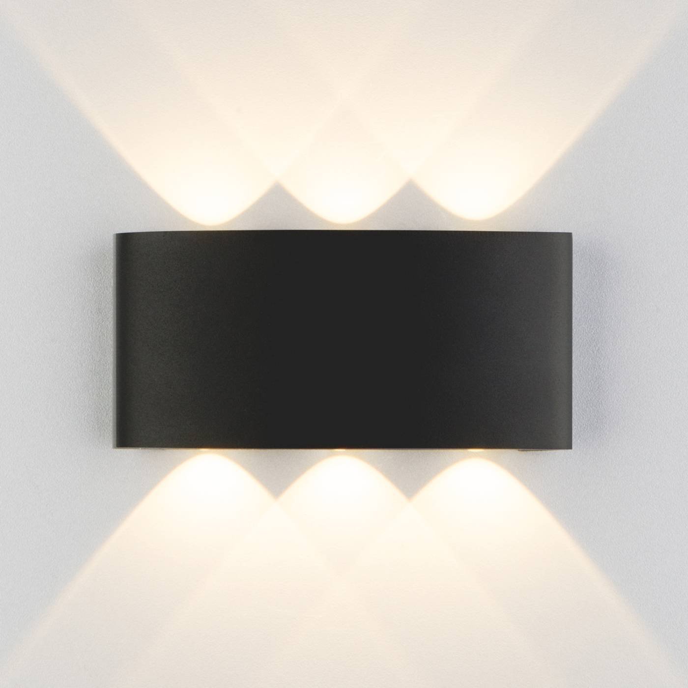 1551 TECHNO LED TWINKY TRIO черный Уличный настенный светильник Elektrostandard Twinky 1551 TECHNO LED TWINKY TRIO черный