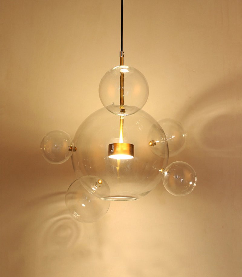 Светильник подвесной Delight Collection Bubbles KG0943P-1 gold