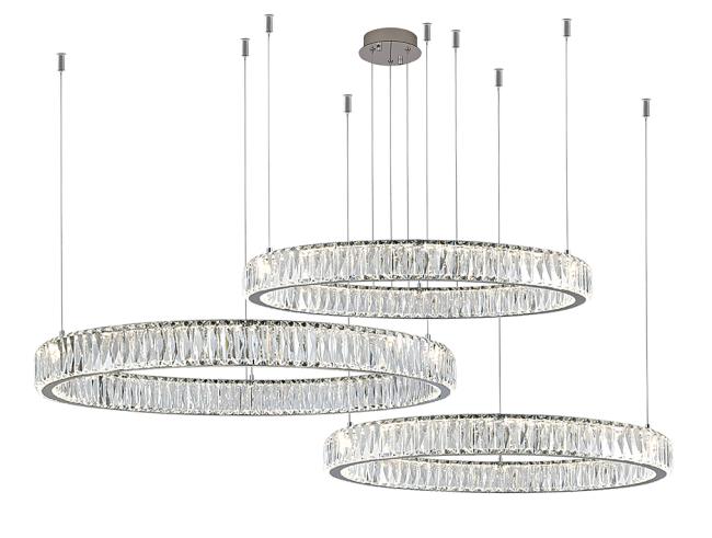 Потолочная чашка 8240 D25 3 горизон.кольца chrome Потолочная чашка Newport Crystal Потолочная чашка 8240 D25 3 горизон.кольца chrome