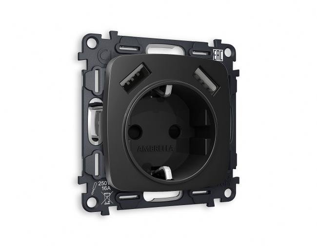 Розетка Ambrella Volt OMEGA MO809010