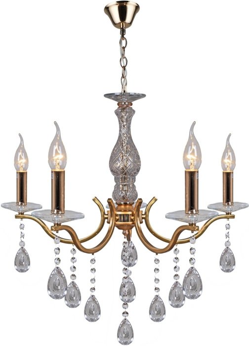 Подвесная люстра 03813-0.4-05 GD+FGD