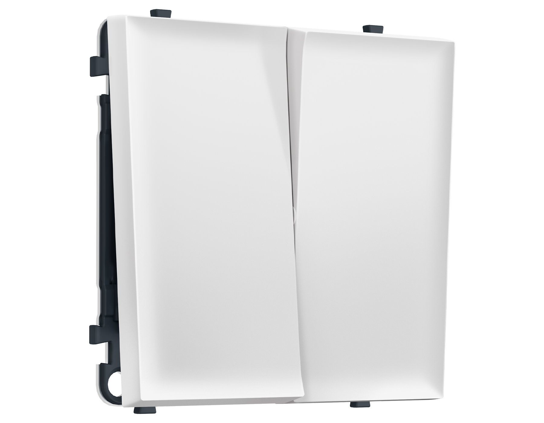 MS823010 MS823010 Комплект механизма 2-кл выключателя SIGMA Белый мягкое касание 10A-250V QUANT PRO (SP8230, PR115)