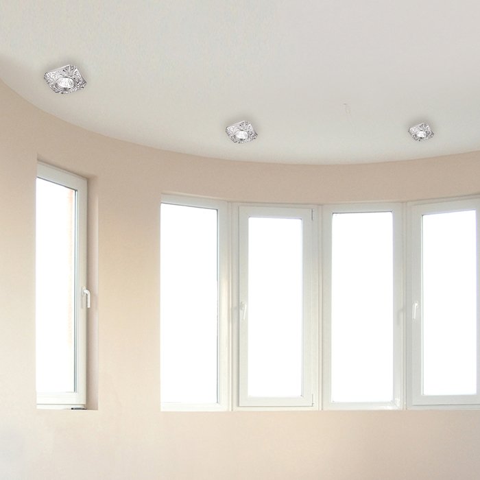 370239 Встраиваемый светильник с узорами Erba 370239 Novotech