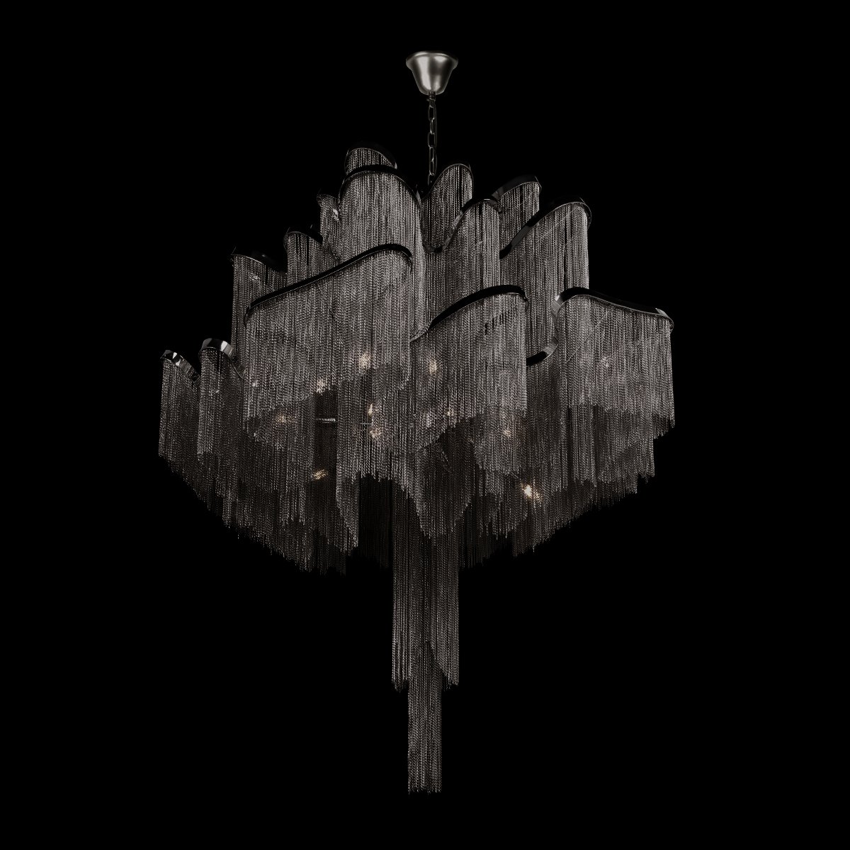 10208/800 Gunmetal Подвесная люстра Stream Loft It 10208/800 Gunmetal