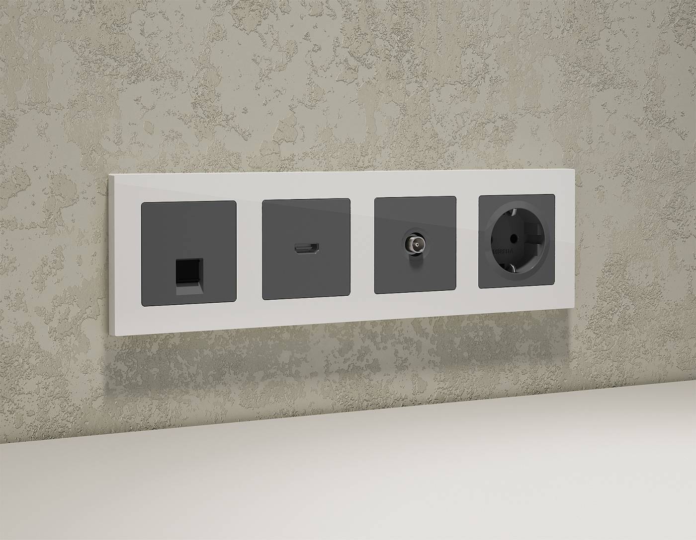 MA662005 Розетка Ambrella Volt ALFA MA662005