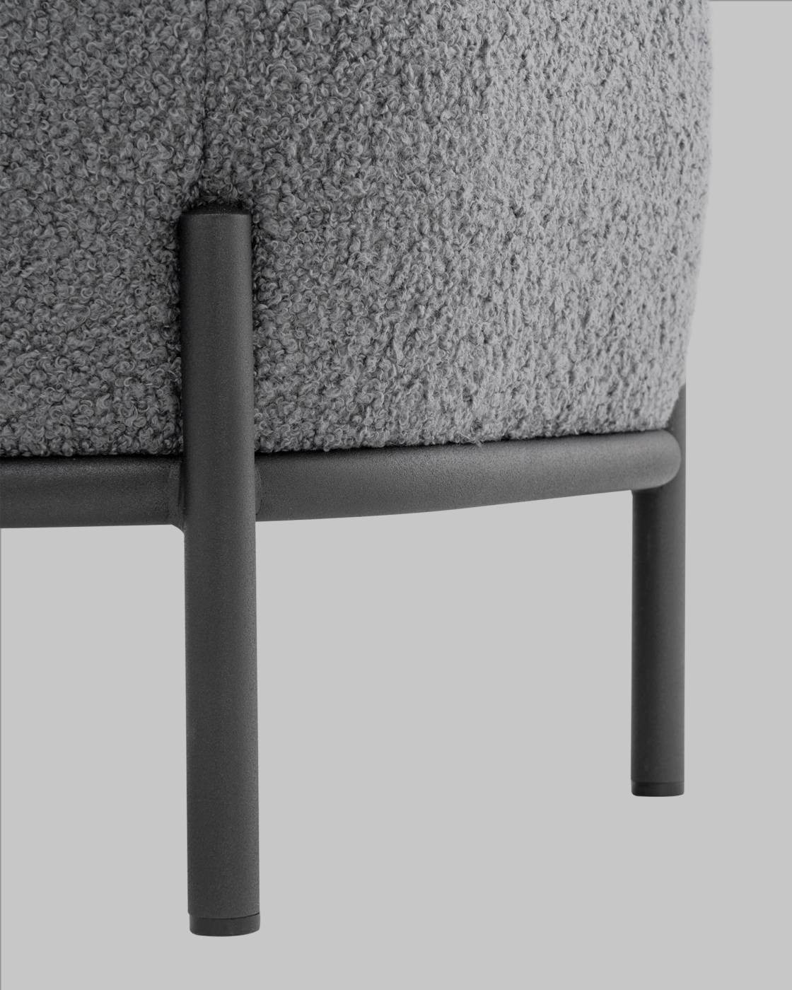 Пуфик Stool Group Стоун vd-pf-stone-fl-grey