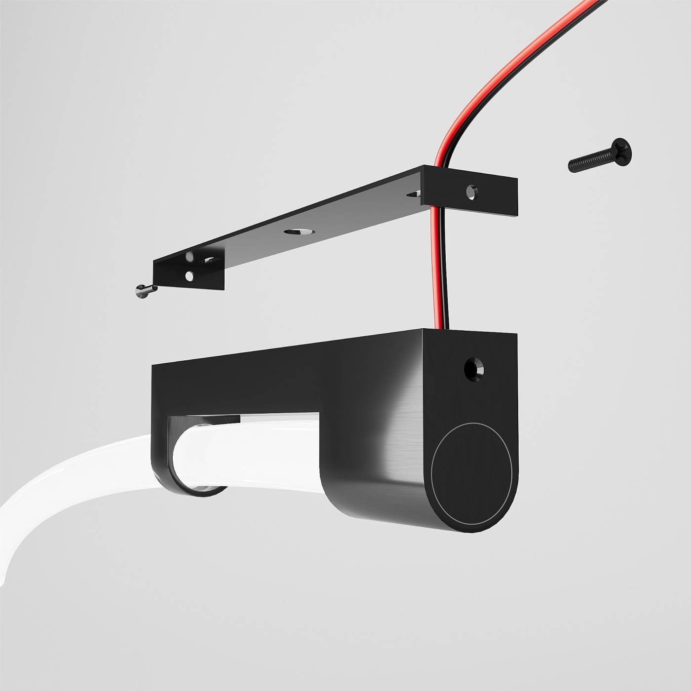 Накладное крепление для круглого гибкого неона Elektrostandard Full light Накладные крепления для круглого гибкого неона Full light черный (FL 28160)