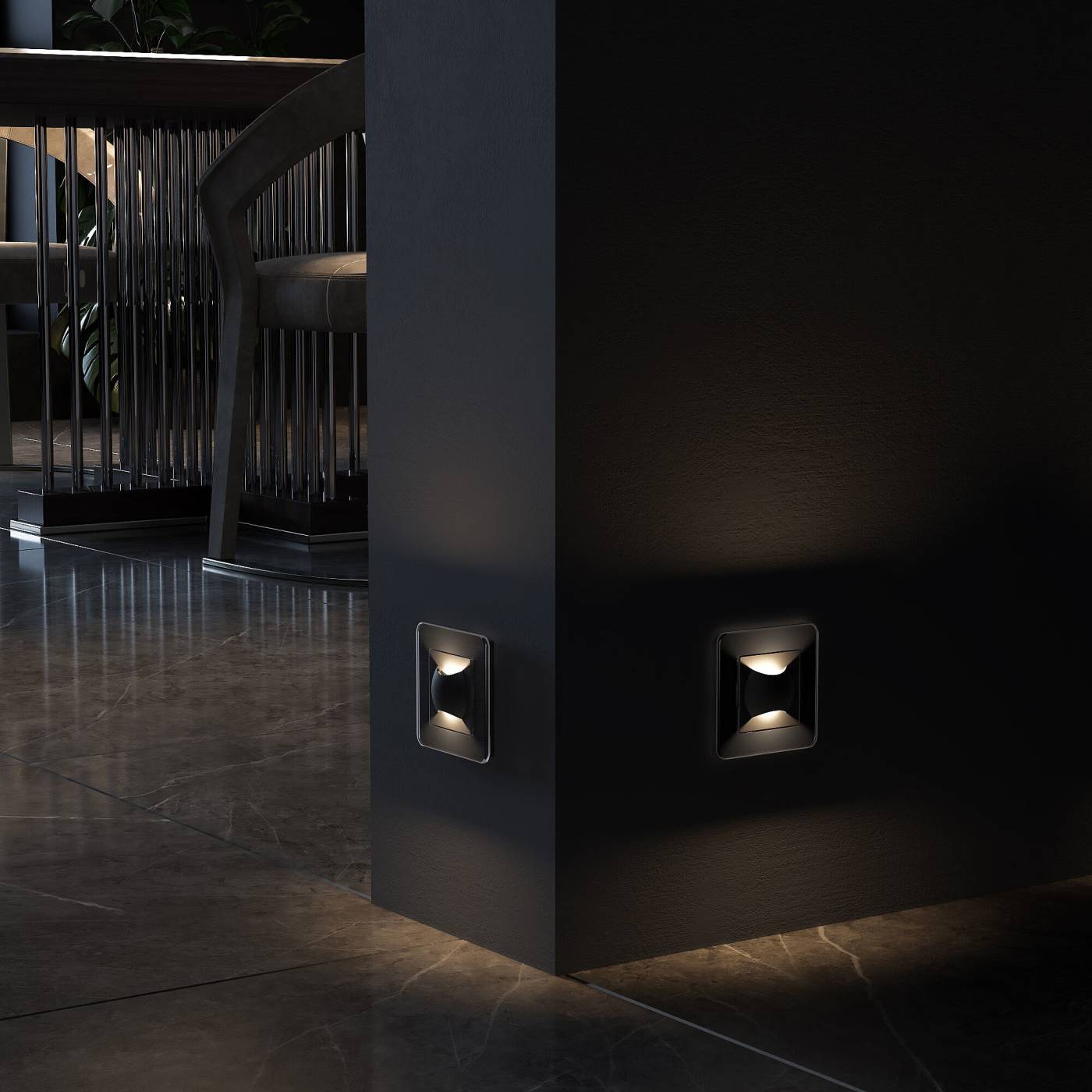 Werkel W1154508/ Встраиваемая LED подсветка МУН (черный матовый)