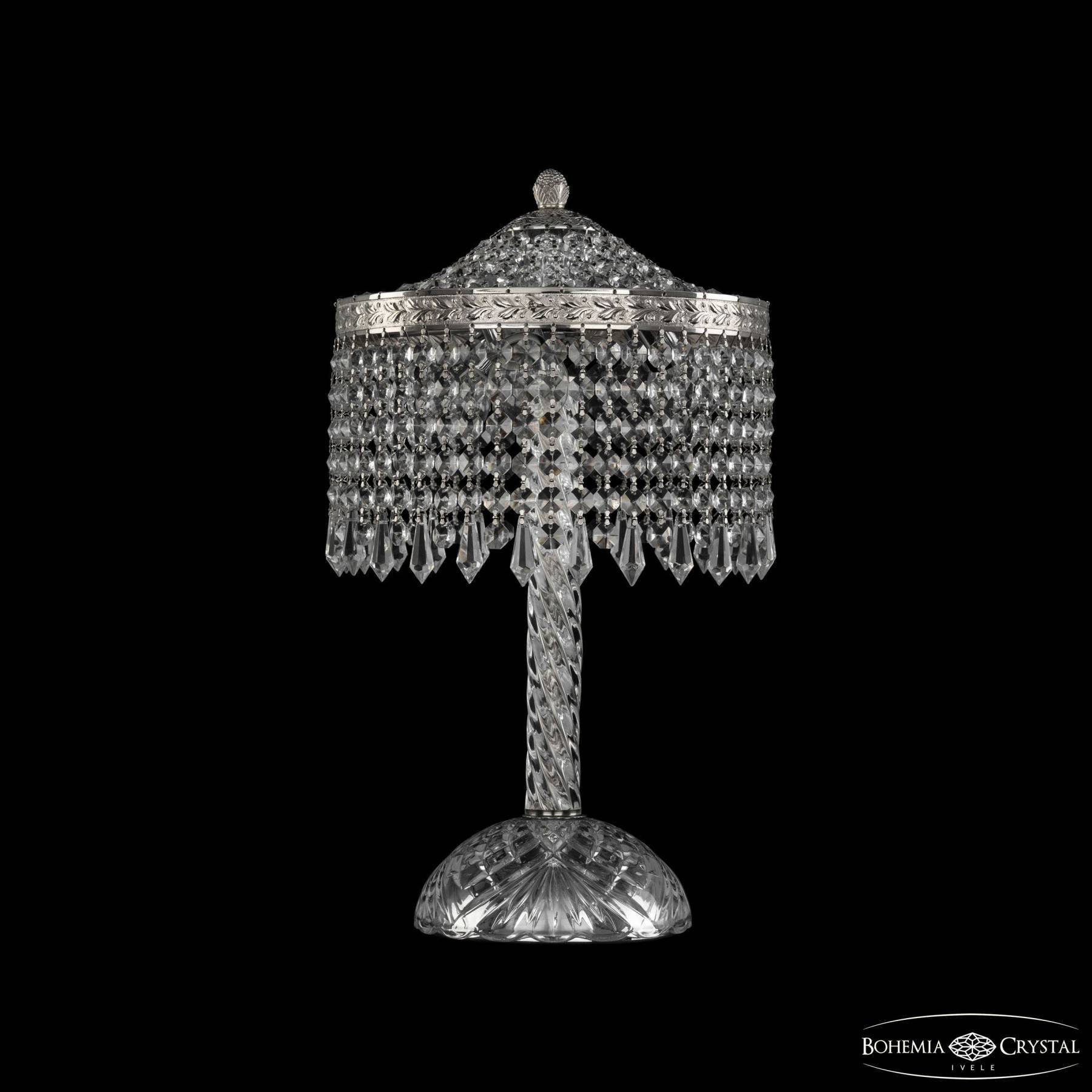 19201L4/25IV Ni Drops Настольная лампа Bohemia 1920 19201L4/25IV Ni Drops