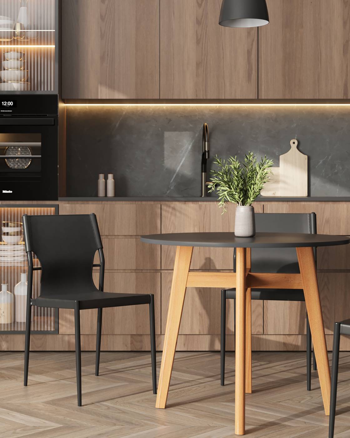 Комплект стульев Stool Group EL-2 black X4