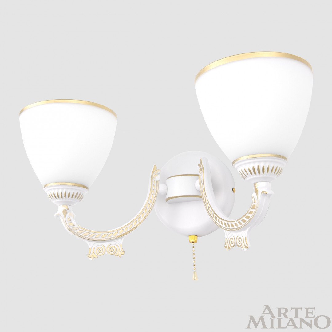 Настенное бра Arte Milano Am342837 342837/2W WT+G