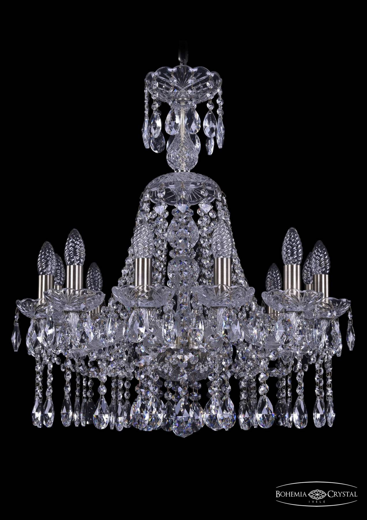 1413/12/200/XL-66 Pa Подвесная хрустальная люстра 1413 Bohemia 1413/12/200/XL-66 Pa