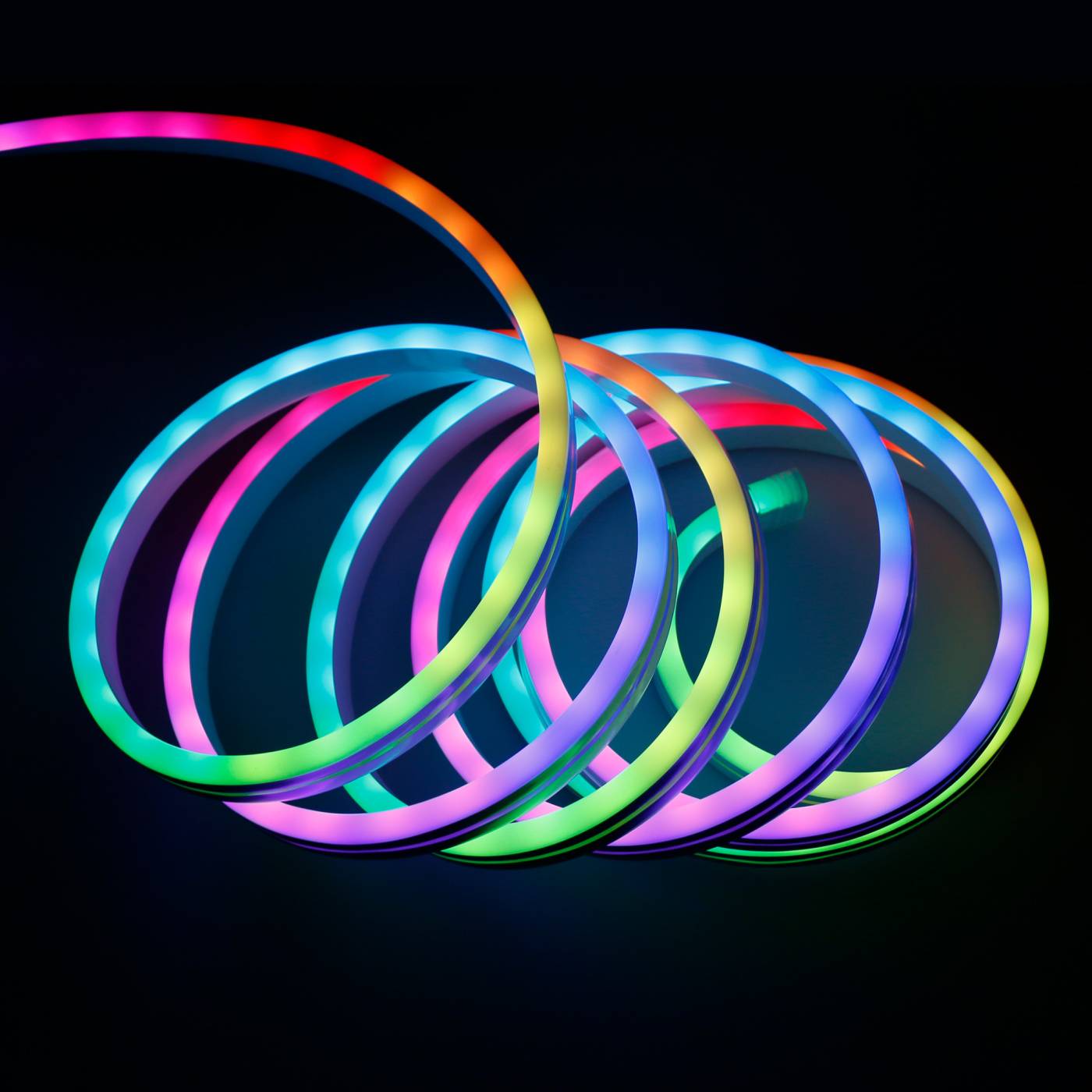 Набор гибкого неона SLS 02 RGB IP 65 односторонний мульти, 5м Светодиодный шнур Elektrostandard 12V 7W IP65 Набор гибкого неона SLS 02 RGB IP 65 односторонний мульти, 5м a049856